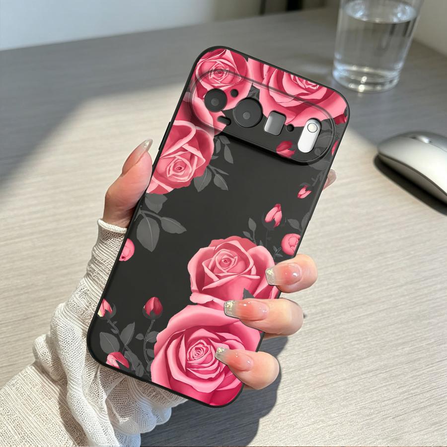 Rose Print Gothic Case for Goo - Google Pixel 9 ulasan dan harga