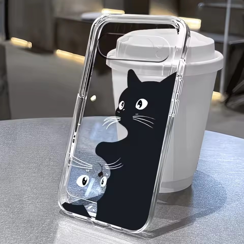 Hot Kawaii Cartoon Black Cat P - Google Pixel 9 ulasan dan harga
