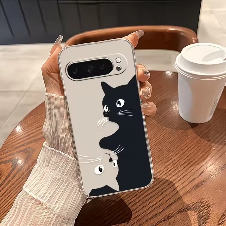 Hot Kawaii Cartoon Black Cat P - Google Pixel 9 ulasan dan harga