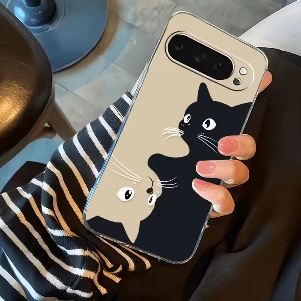 Hot Kawaii Cartoon Black Cat P - Google Pixel 9 ulasan dan harga