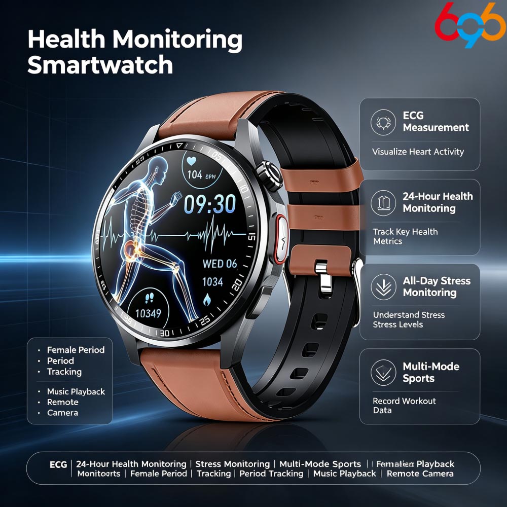 Men & Women Smartwatch  Ultra  - Fall Detection Watch ulasan dan harga