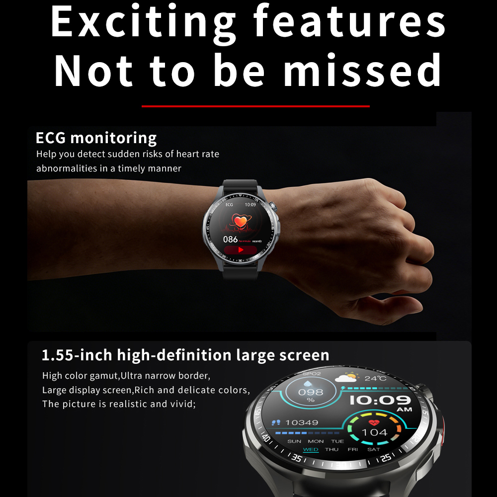Men & Women Smartwatch  Ultra  - Fall Detection Watch ulasan dan harga