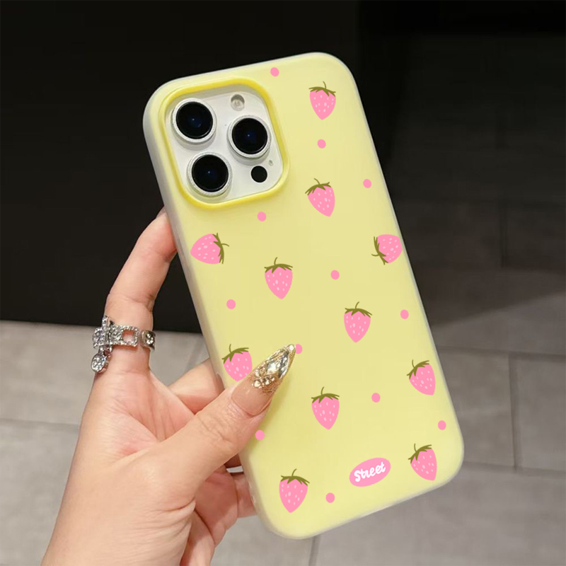 Sweet Pink Strawberry Pattern  - Xiaomi Redmi Note 13 ulasan dan harga