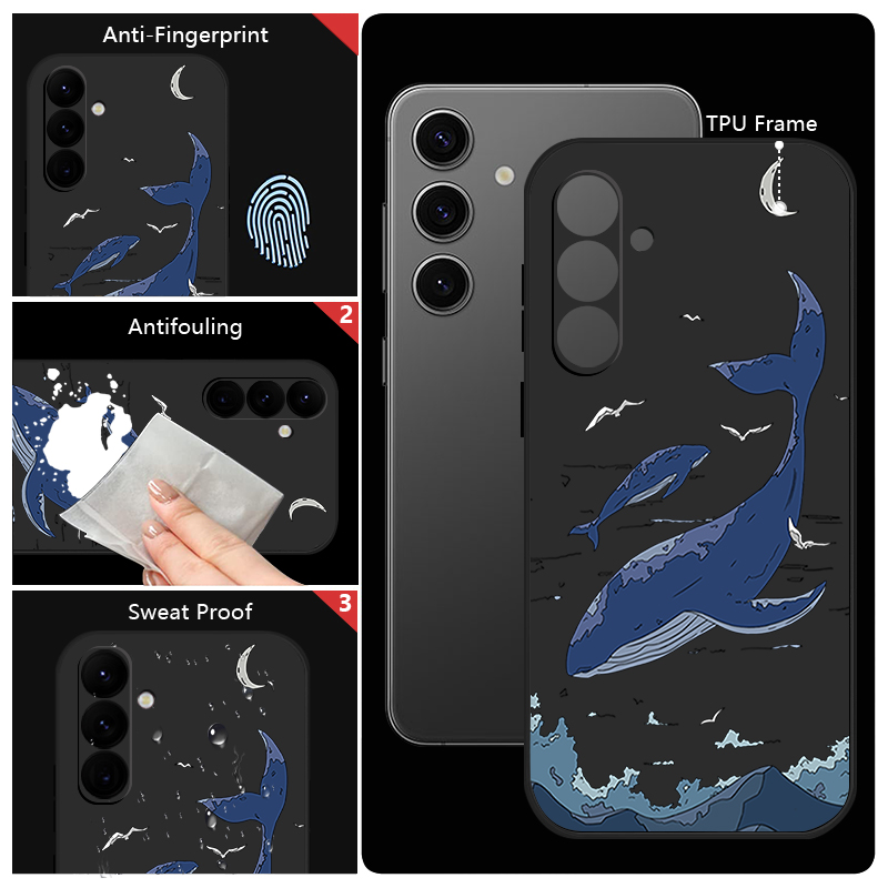 Whales Phone Case For Samsung  - Samsung Galaxy A55 ulasan dan harga