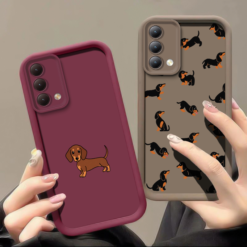 Dachshund Silhouette Dog Phone - Realme C67 ulasan dan harga