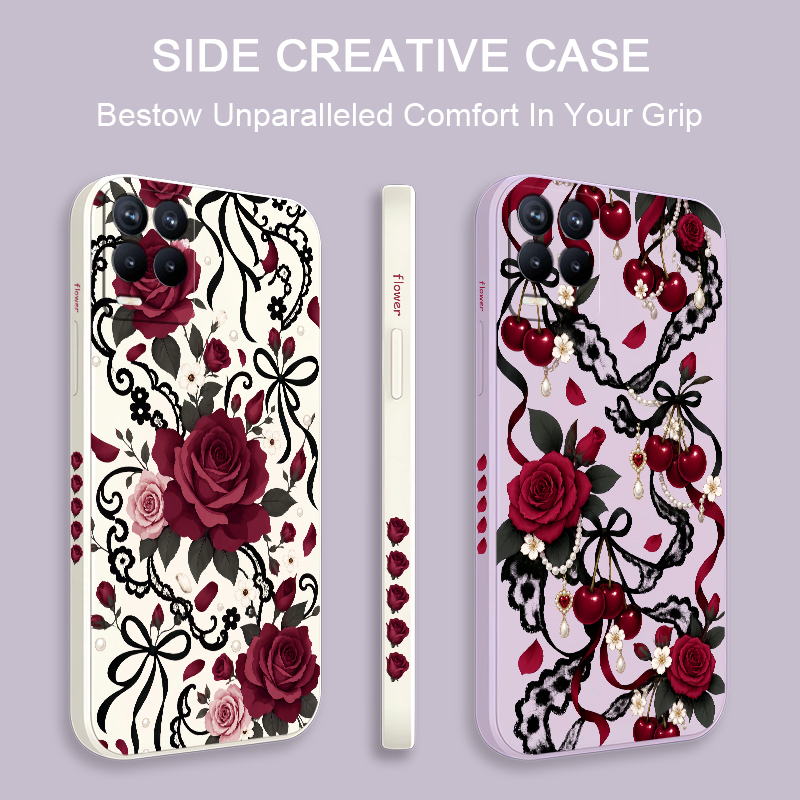 Flowers Case For OPPO Realme G - Realme Note 50 ulasan dan harga